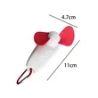 Mini Clip-On Fan with LED Light and Carabiner Attachment | https://www.bestnamebadges.com
