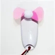 Mini Clip-On Fan with LED Light and Carabiner Attachment | https://www.bestnamebadges.com