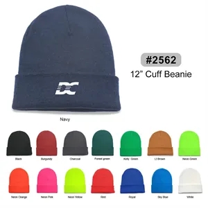 12 inch Cuff Beanie
