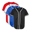 Custom Blank Baseball Jersey Short Sleeve Hip Hop Style | https://www.bestnamebadges.com