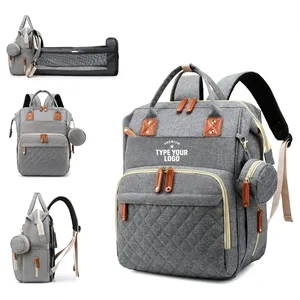 3 in 1 Diaper Bag with Changing Pad Waterproof Baby Backpack