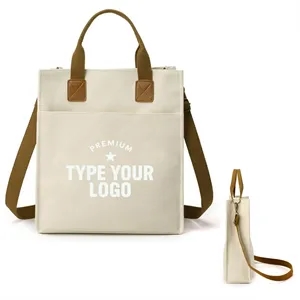 Canvas Tote Purse Crossbody with Top Handle Shoulder Bag