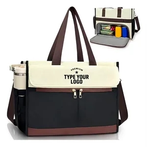 Insulated Lunch Tote Bag with Laptop Compartment