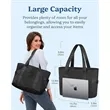 Weekender Bag with Laptop Compartment for Work Nurse Gym | https://www.bestnamebadges.com