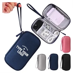 Portable Electronic Organizer Bag Universal Storage Case