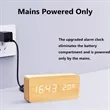 LED Wooden Digital Alarm Clock Multifunction Desk Display | https://www.bestnamebadges.com