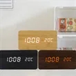 LED Wooden Digital Alarm Clock Multifunction Desk Display | https://www.bestnamebadges.com
