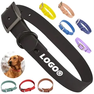 Customizable Pet Collar with Adjustable Strap and Logo