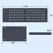 Foldable Wireless Keyboard for Easy Travel and Convenience | https://www.bestnamebadges.com