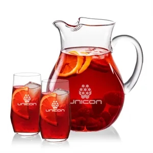 Montclair Pitcher & Germain Beverage Set | https://www.bestnamebadges.com