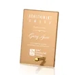 Atchison Russet Rectangle Award - Gold | https://www.bestnamebadges.com