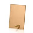 Atchison Russet Rectangle Award - Gold | https://www.bestnamebadges.com