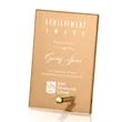 Atchison Russet Rectangle Award - Gold | https://www.bestnamebadges.com