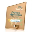 Atchison Russet Slant VividPrint™ Award - Silver | https://www.bestnamebadges.com