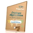 Atchison Russet Slant VividPrint™ Award - Silver | https://www.bestnamebadges.com