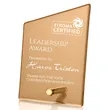 Atchison Russet Slant Award - Gold | https://www.bestnamebadges.com