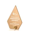 Atchison Russet Diamond Award - Gold | https://www.bestnamebadges.com