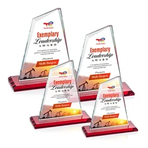 Summit VividPrint™ Award - Red | https://www.bestnamebadges.com