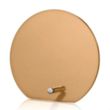 Atchison Russet Circle VividPrint™ Award - Silver | https://www.bestnamebadges.com