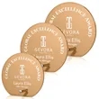 Atchison Russet Circle Award - Silver | https://www.bestnamebadges.com