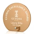 Atchison Russet Circle Award - Silver | https://www.bestnamebadges.com