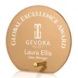 Atchison Russet Circle Award - Gold | https://www.bestnamebadges.com