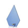 Atchison Blue Diamond VividPrint™ Award - Gold | https://www.bestnamebadges.com