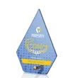 Atchison Blue Diamond VividPrint™ Award - Gold | https://www.bestnamebadges.com