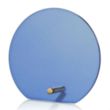 Atchison Blue Circle VividPrint™ Award -  Gold | https://www.bestnamebadges.com