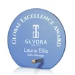 Atchison Blue Circle Award - Gold | https://www.bestnamebadges.com