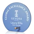Atchison Blue Circle Award - Gold | https://www.bestnamebadges.com