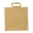 All Natural Jute Bag With Cane Handles | https://www.bestnamebadges.com