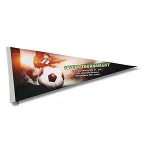 8" x 18" Sublimated Medium Felt Pennant