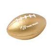3" Football Shape Stress Ball | https://www.bestnamebadges.com