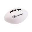 3" Football Shape Stress Ball | https://www.bestnamebadges.com