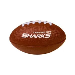 5" Football Shape Stress Ball.