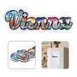 Custom 3D Metal Fridge Magnet Souvenir Gift | https://www.bestnamebadges.com