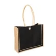 Milan Jute Tote Bag | https://www.bestnamebadges.com
