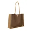 Milan Jute Tote Bag | https://www.bestnamebadges.com
