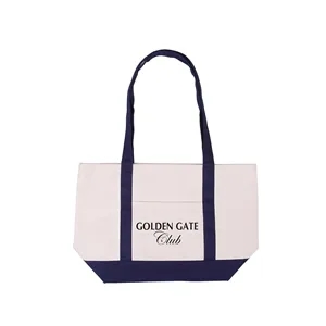 Cotton Canvas Boat Tote Bag