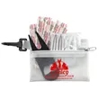 13 Piece Healthy Living Sun Kit Components inserted into Tra | https://www.bestnamebadges.com