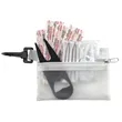 13 Piece Healthy Living Sun Kit Components inserted into Tra | https://www.bestnamebadges.com