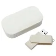 Eco Friendly Straw USB Flash Drive with Customizable Logo | https://www.bestnamebadges.com