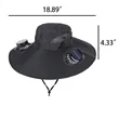 Solar Powered Fan Hat with Rechargeable Cooling System | https://www.bestnamebadges.com
