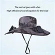 Solar Powered Fan Hat with Rechargeable Cooling System | https://www.bestnamebadges.com