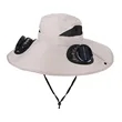 Solar Powered Fan Hat with Rechargeable Cooling System | https://www.bestnamebadges.com