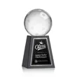 Pickleball Award on Tall Marble Base | https://www.bestnamebadges.com