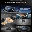 Wireless Bluetooth Ear Clip Earbuds Display Touch Control | https://www.bestnamebadges.com