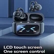 Wireless Bluetooth Ear Clip Earbuds Display Touch Control | https://www.bestnamebadges.com