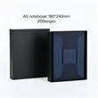 Leather Cover Notebook With Power Bank | https://www.bestnamebadges.com